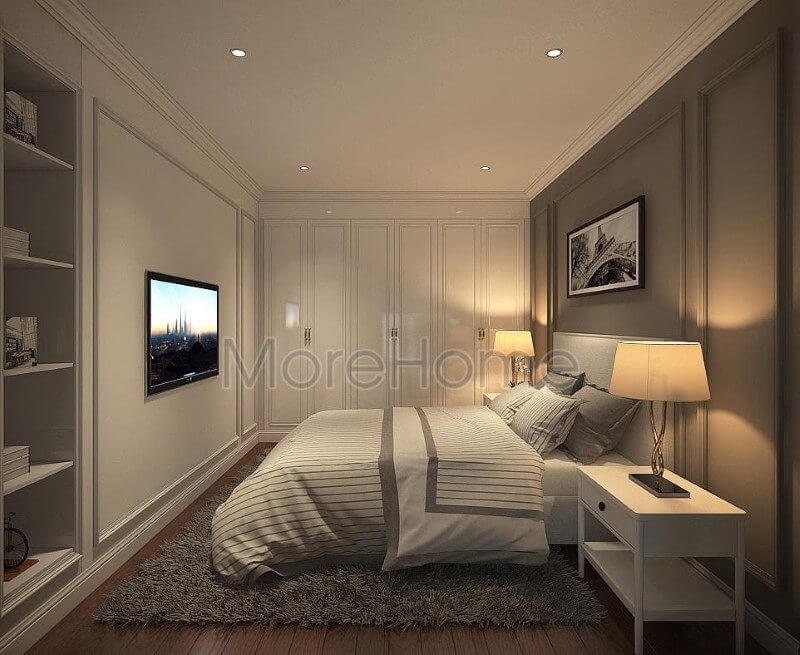 Thiết kế nội thất phòng ngủ cho căn hộ Pentstudio tây hồ Thiết kế nội thất phòng ngủ cho căn hộ Pentstudio tây hồ