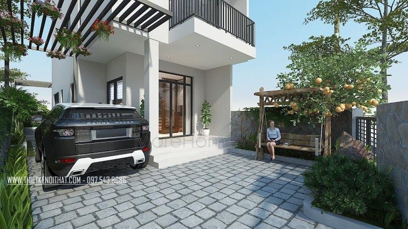 Thiết kế biệt thự Vinhomes Thăng Long hiện đại Thiết kế biệt thự Vinhomes Thăng Long hiện đại