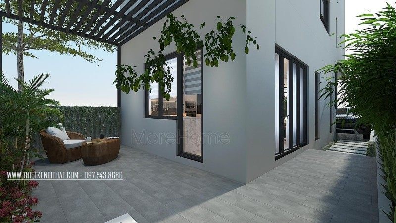 Thiết kế biệt thự Vinhomes Thăng Long hiện đại Thiết kế biệt thự Vinhomes Thăng Long hiện đại