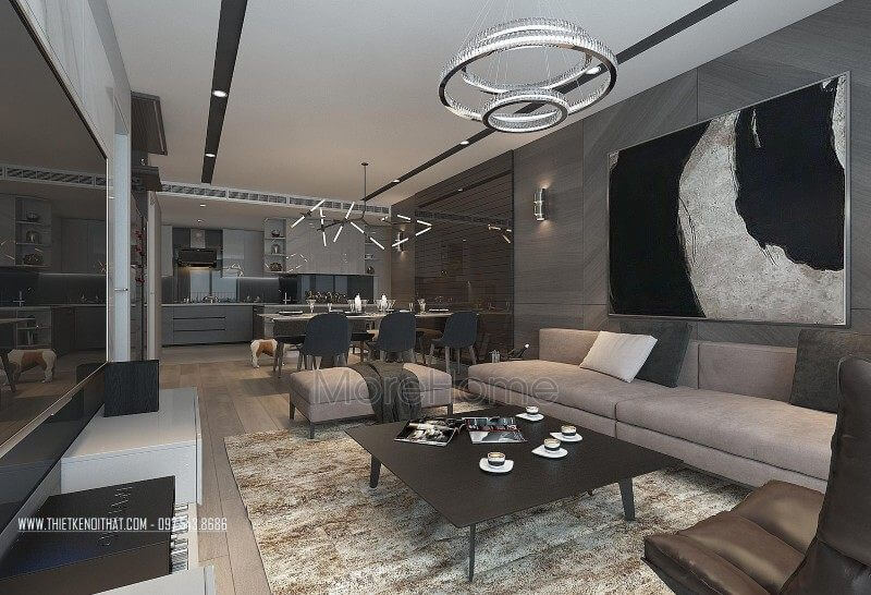 Thiết kế nội thất chung cư The Legend