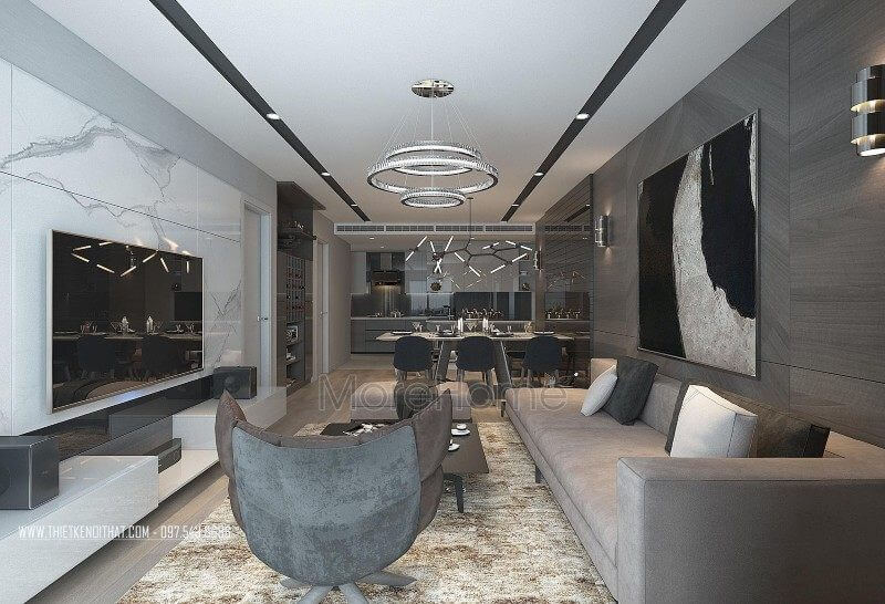 Thiết kế nội thất chung cư The Legend