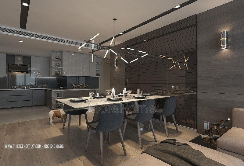 Thiết kế nội thất chung cư The Legend