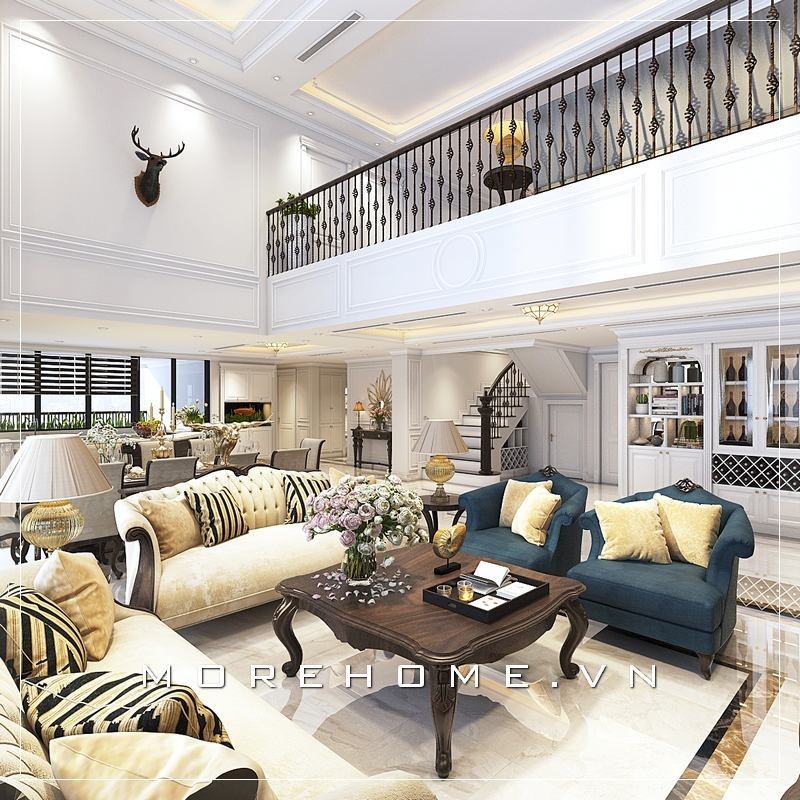 Thiết kế nội thất gỗ óc chó