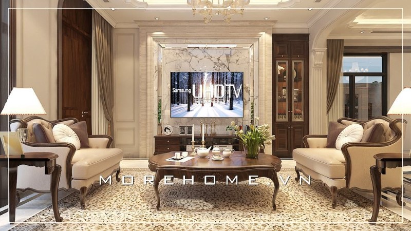 Thiết kế nội thất gỗ óc chó