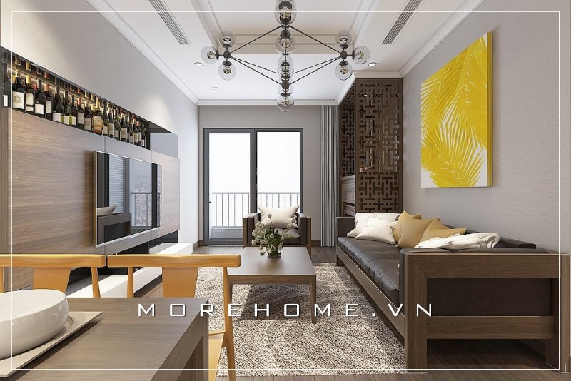 Thiết kế nội thất gỗ óc chó