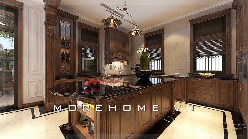 Thiết kế nội thất gỗ óc chó