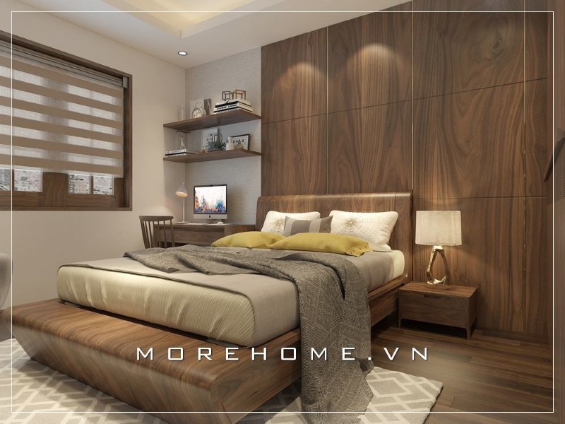 Thiết kế nội thất gỗ óc chó