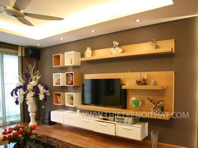 Thi công giấy dán tường Mandarin Garden - Chị Hiền