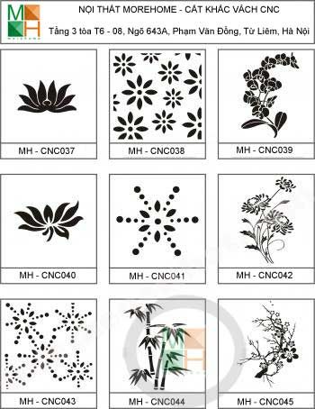 Mẫu vách ngăn cnc 005