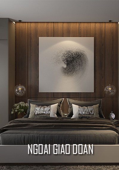 Thiết kế nội thất chung cư Ngoại Giao Đoàn - Chị Nga, trầm ấm