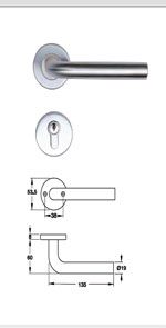 Khóa tay HOLLOW xử lý HL - 702.03.102