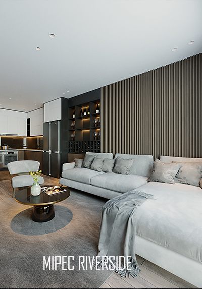 Thiết kế nội thất chung cư Mipec Riverside phong cách hiện đại sang trọng