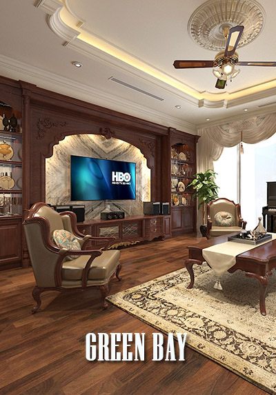 Thiết kế nội thất biệt thự tân cổ điển tại Green Bay Mễ Trì