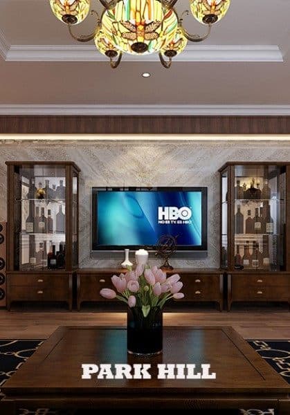 Mẫu thiết kế nội thất chung cư gỗ óc chó hiện đại tại Times City Park Hill - nhà Anh Sơn