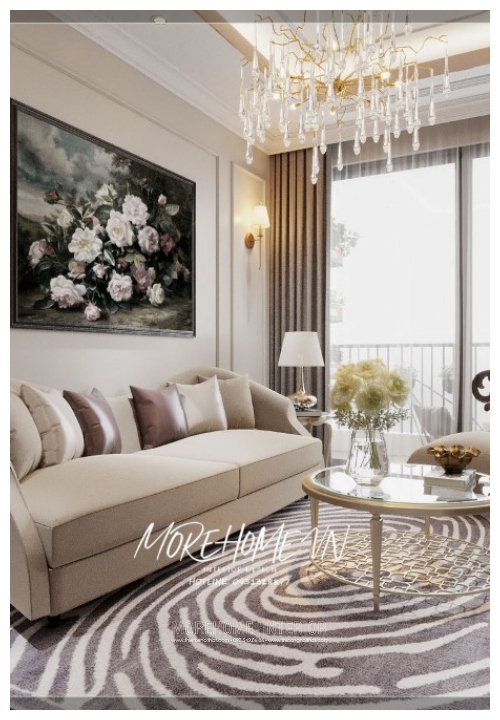  Ấn tượng với mẫu thiết kế nội thất chung cư đẹp tại Vinhomes Symphony