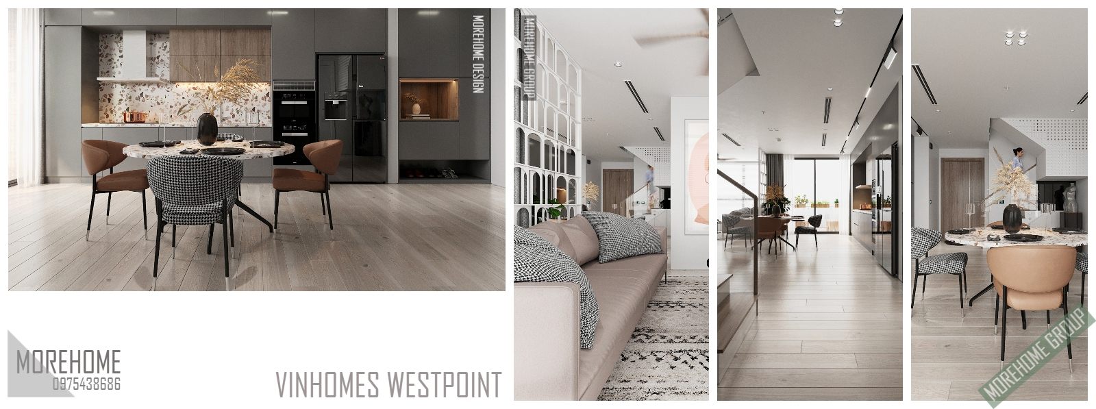 Thiết kế nội thất chung cư Vinhomes Westpoint Đỗ Đức Dục Hà Nội