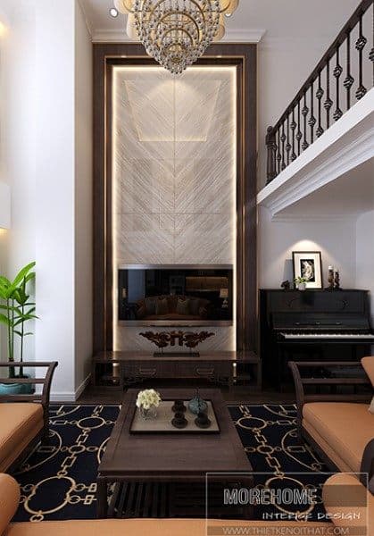 Thiết kế nội thất căn hộ chung cư DUPLEX Hà Đô phong cách Gỗ Việt sang trọng 