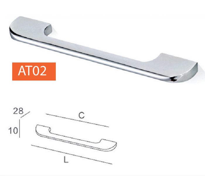 Tay nắm tủ AT02