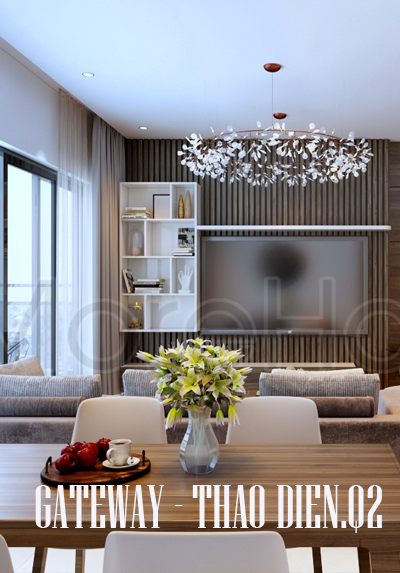  Thiết kế nội thất căn hộ hiện đại chung cư GateWay Thảo Điền - Quận 2
