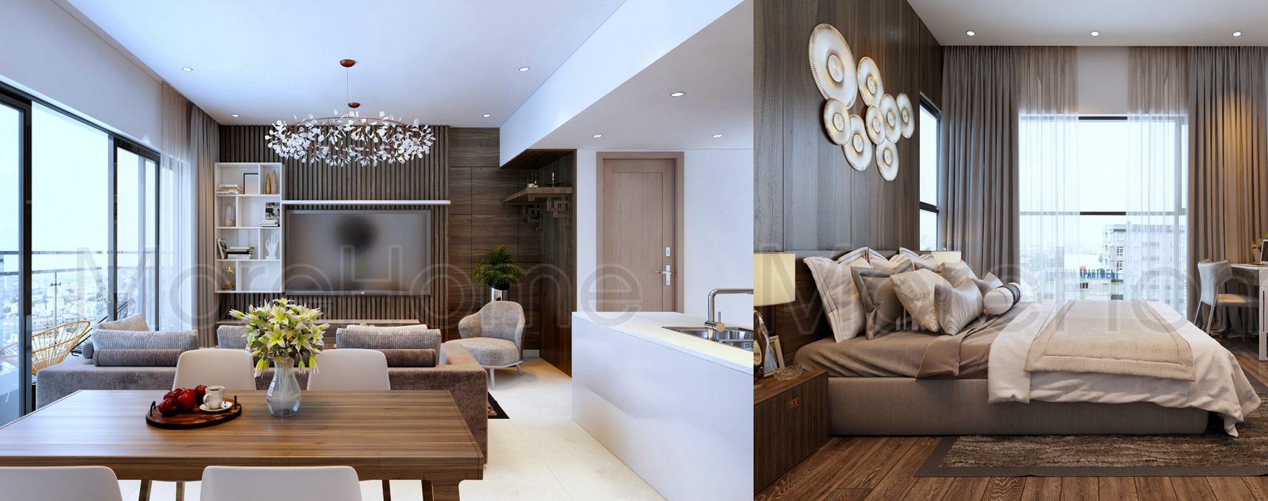 Thiết kế nội thất căn hộ hiện đại chung cư GateWay Thảo Điền - Quận 2