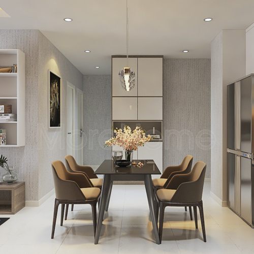 Bộ bàn ghế ăn - ghế grace có tay BA-03