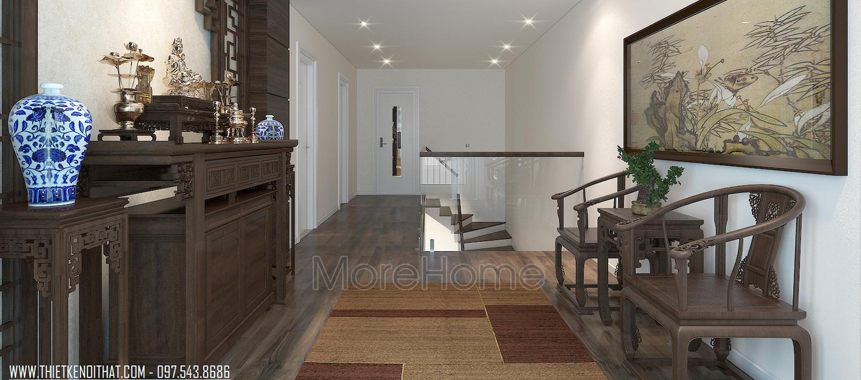 Bàn thờ đứng biệt thự Vinhomes - mẫu 24