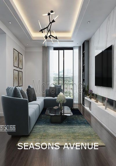 Thiết kế nội thất căn hộ hiện đại tại chung cư Seasons Avenue cao cấp