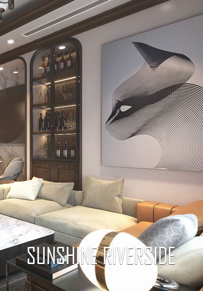  Thiết kế nội thất chung cư Sunshine Riverside hiện đại