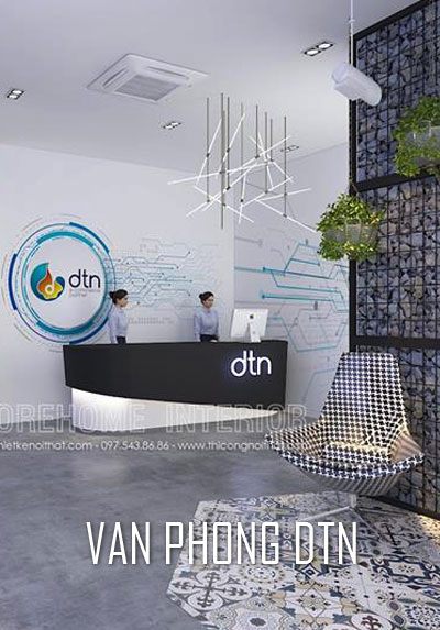 Thiết kế nội thất văn phòng công ty CNTT phong cách hiện đại đẹp, sang trọng.