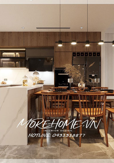 Thiết kế nội thất biệt thự Vinhomes Thăng Long phong cách hiện đại 