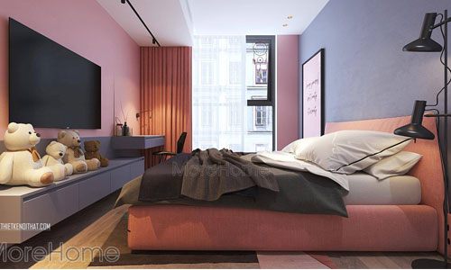 Mẫu giường ngủ đẹp cho chung cư Green Bay