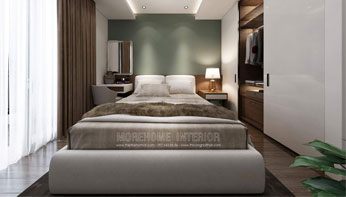 Giường ngủ đẹp tại căn hộ chung cư Imperia Garden