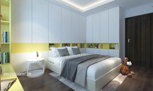 Tổng hợp mẫu giường ngủ đẹp cho chung cư Ngoại Giao Đoàn