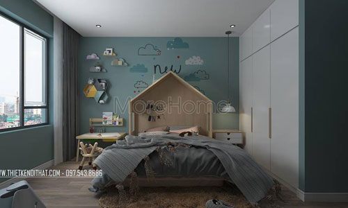 Nội thất phòng ngủ đẹp cho chung cư Goldmark City