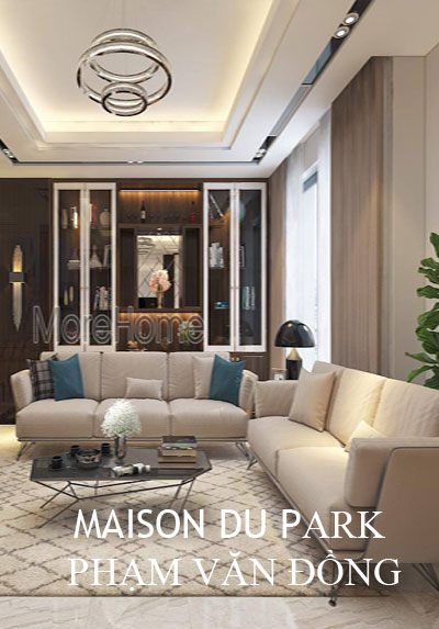 Thiết kế nội thất nhà lô phố hiện đại tại Maison Du Park Phạm Văn Đồng