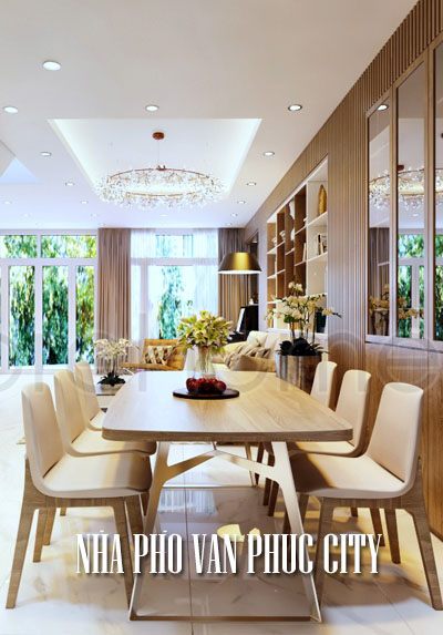 Thiết kế nội thất nhà phố tại Vạn Phúc city Thủ Đức Tp. HCM đẹp, hiện đại, sang trọng