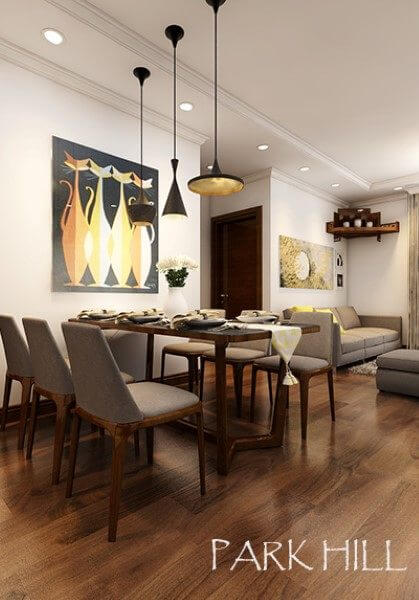 Mẫu thiết kế nội thất căn hộ Park Hill Premium - chị Huyền