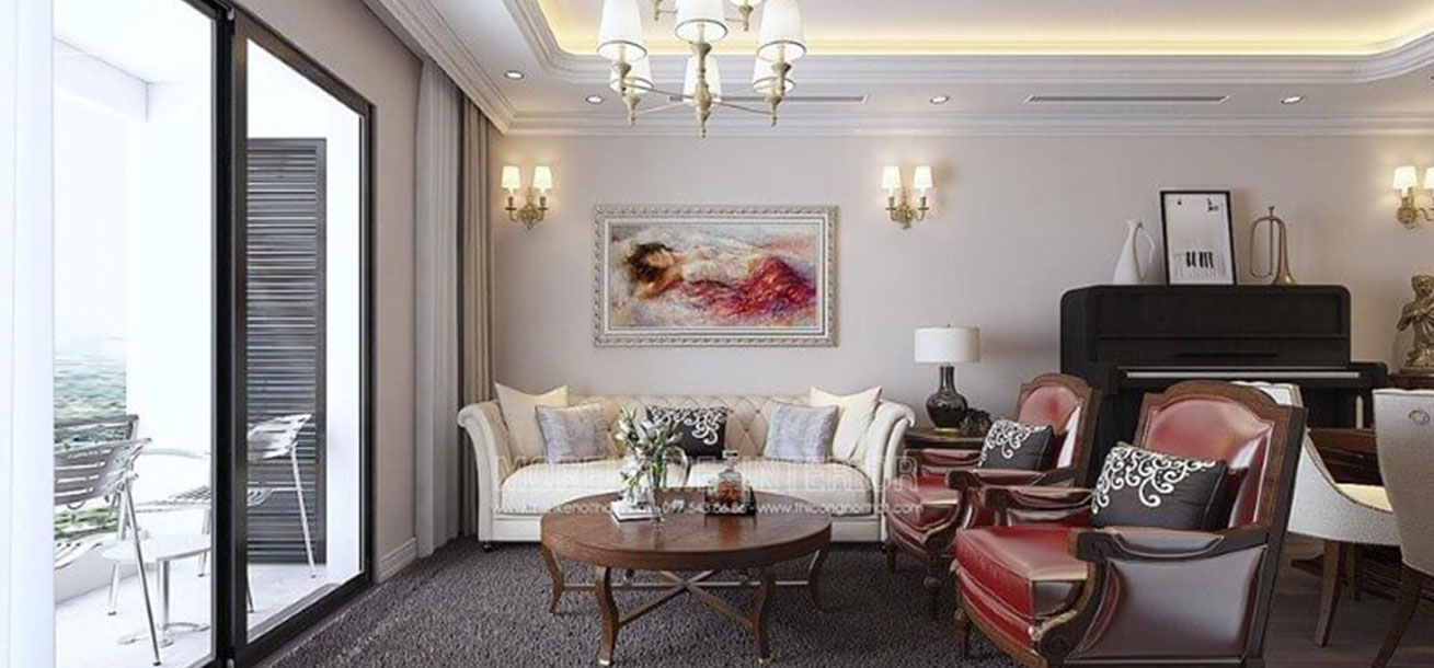 Danh sách các mẫu thiết kế phòng khách chung cư sang trọng