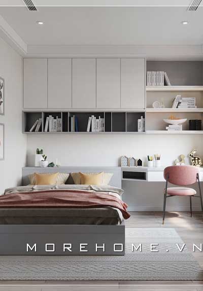 BST mẫu thiết kế phòng ngủ đơn giản tiện nghi và ấn tượng