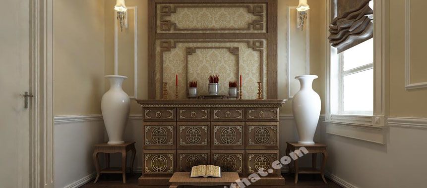 Bàn thờ gia tiên - Mẫu 16