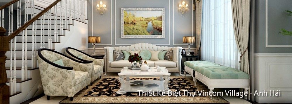 Thiết kế nội thất biệt thự VINHOME RIVERSIDE