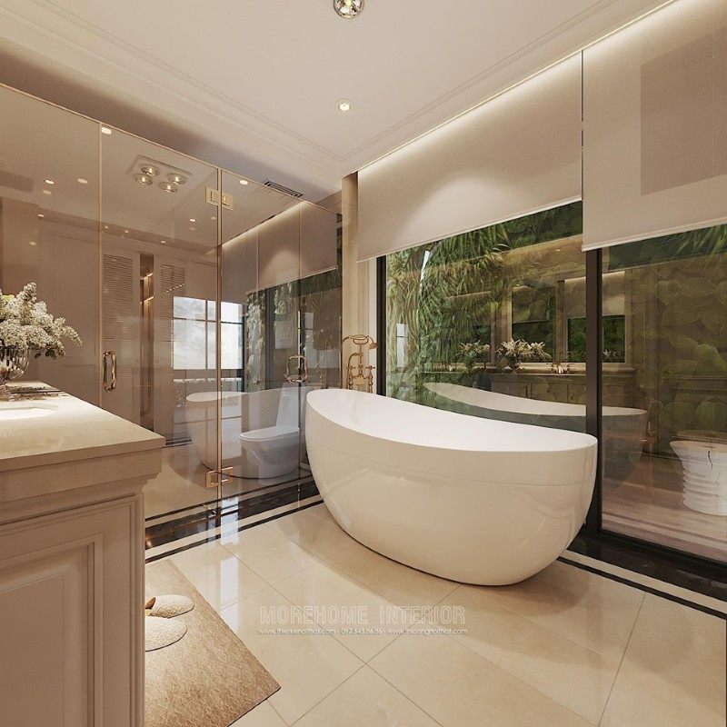 Thiết kế phòng tắm biệt thự ciputra tây hồ hà nội