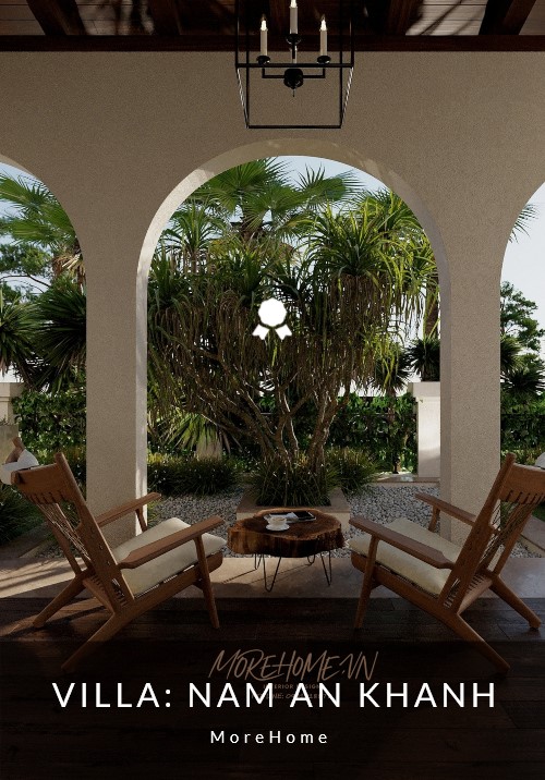 Thiết kế kiến trúc biệt thự Địa Trung Hải đẹp, sang trọng tại Nam An Khánh