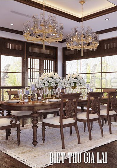 Thiết kế biệt thự gỗ TP Pleiku Gia Lai nổi bật gỗ tự nhiên Đẳng cấp