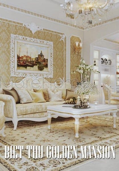 Thiết kế biệt thự tân cổ điển Golden Mansion Phổ Quang quý phái