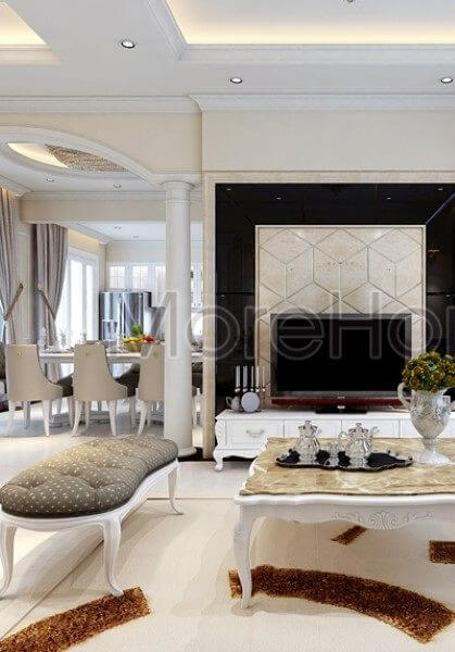 Thiết kế nội thất biệt thự tân cổ điển tại Nhà Bè - Hồ Chí Minh