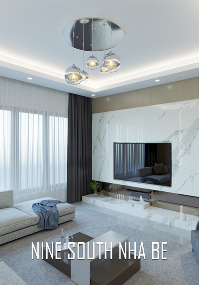 Thiết kế nội thất biệt thự hiện đại Nine South Nhà Bè