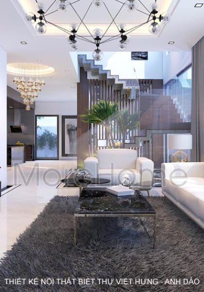 Thiết kế nội thất biệt thự Việt Hưng - Anh Dảo