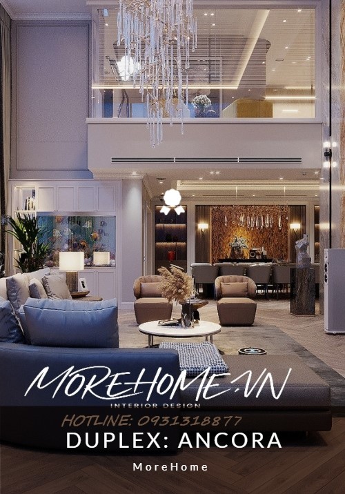  Thiết kế căn hộ Duplex cao cấp tại chung cư Ancora Hà Nội