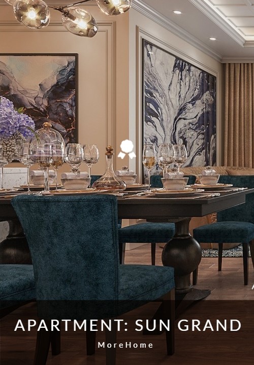  Thiết kế nội thất chung cư cao cấp tại Sun Grand Hà Nội